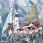 Impressions of Maine's coastal region in basic elements of form, color and light