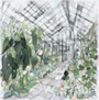 In the seclusion of a conservatory