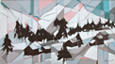 Winter landscapes in an interplay of color and light